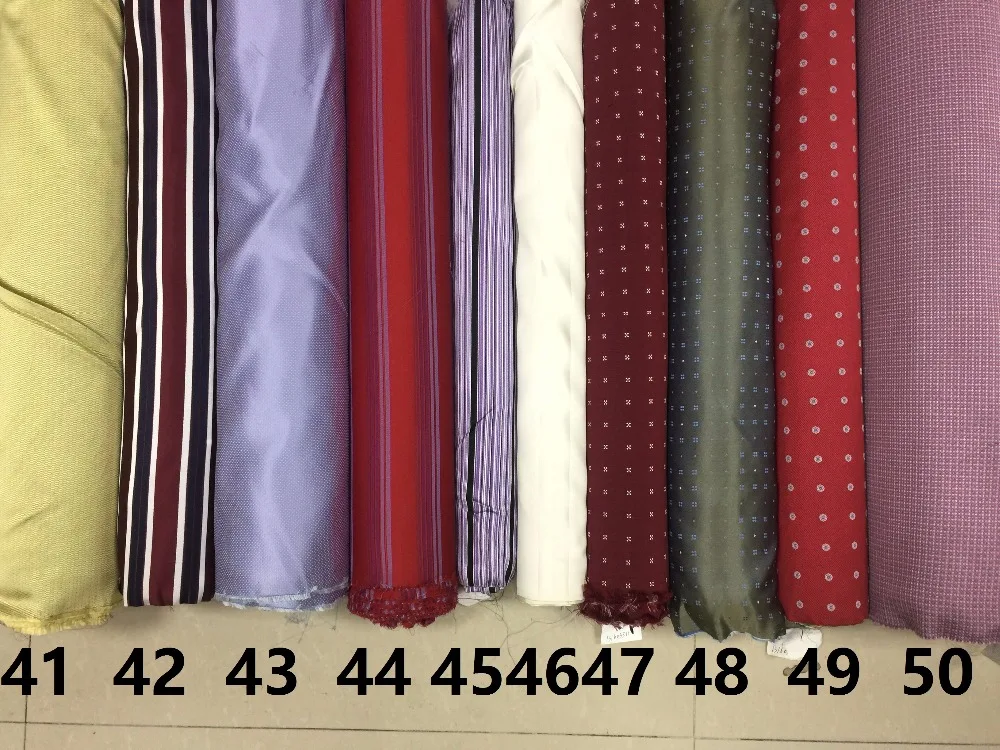 Yarn dyed silk blends fabric for tie, heavy silk satin, good luster