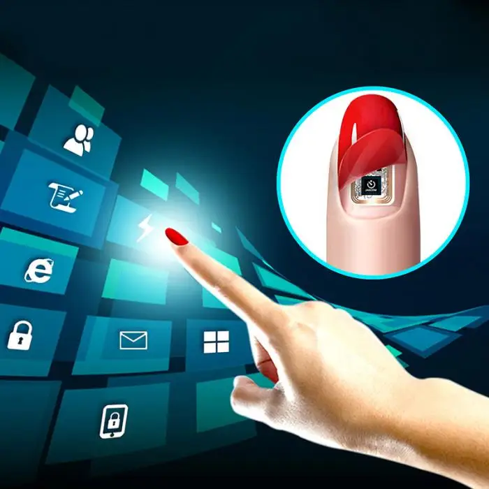 Носимый смарт-стикер для ногтей имитирующий IC карты NFC светодиодный смарт-стикер для дизайна ногтей s 88