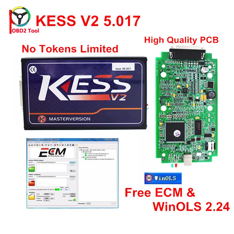 

2018 Online Version KESS V5.017 KESS V2 5.017 No Token Limit KTAG V7.020 K-TAG 7.020 V2.23 ECU Programming Tool Free Shipping