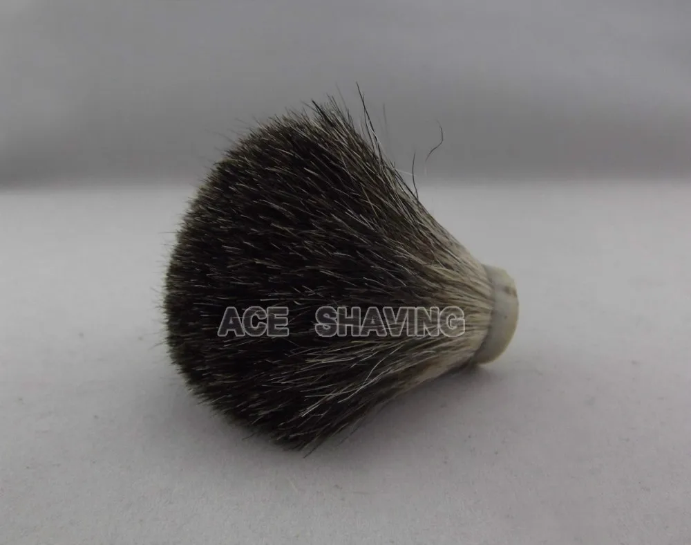 20 Pcs/Lot Black Pure Badger Hair Shaving Beard Brush Knot Head (knot