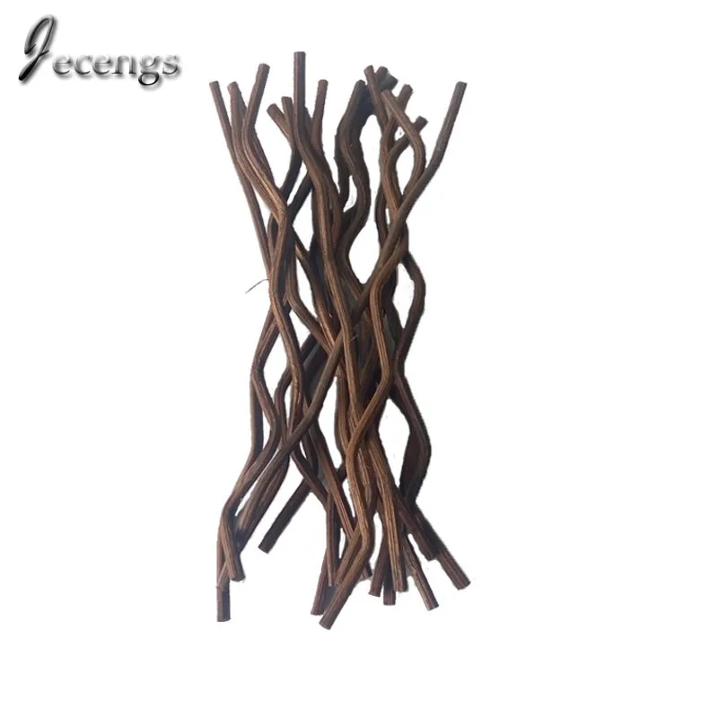 

100Pcs Premium Brown Wavy Rattan Reed Fragrance Diffuser Replacement Refill Sticks 177mm *3.5mm for Loffon