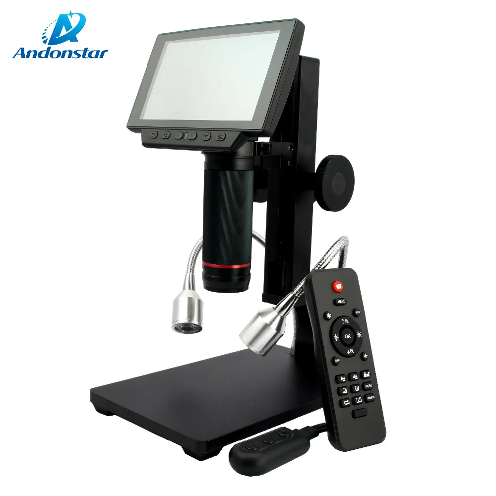 

Andonstar Digital USB/HDMI/AV Microscope ADSM302 5 inch Built-in Display High Object Distance THT SMD Tool Measuring Software