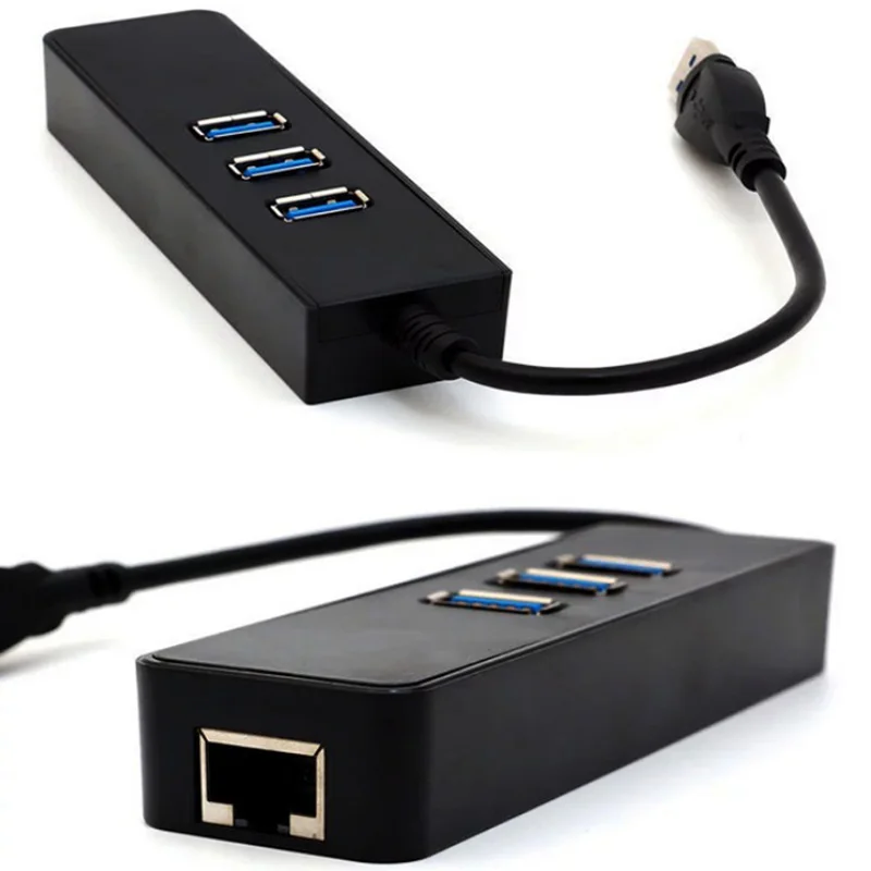 Rj45 соединительный узел Usb Ethernet 3 0 концентратор разветвитель для RJ45 гигабитный