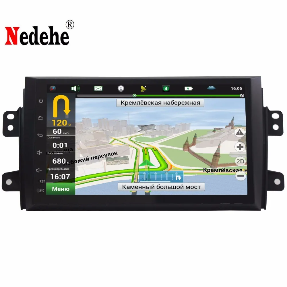 

9 inch 1024*600 Quad Core Android 7.0 For SUZUKI SX4 2006 2007 2008 2009 2010 2011 2012 2013 Car DVD GPS Navigation Radio WIFI
