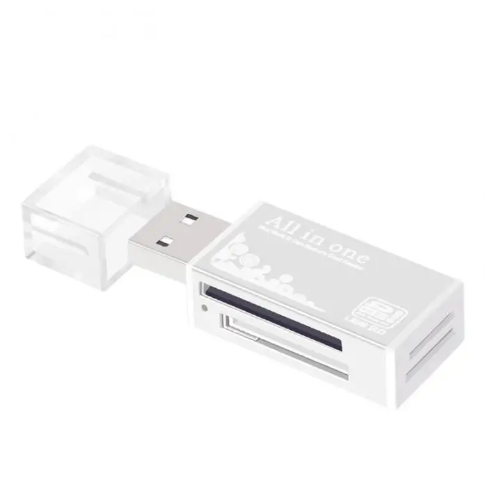 Новинка; Лидер продаж 4 в 1 USB2.0 Портативный Мобильный Card Reader для SDHC Micro SD MMC M2 MS про карты