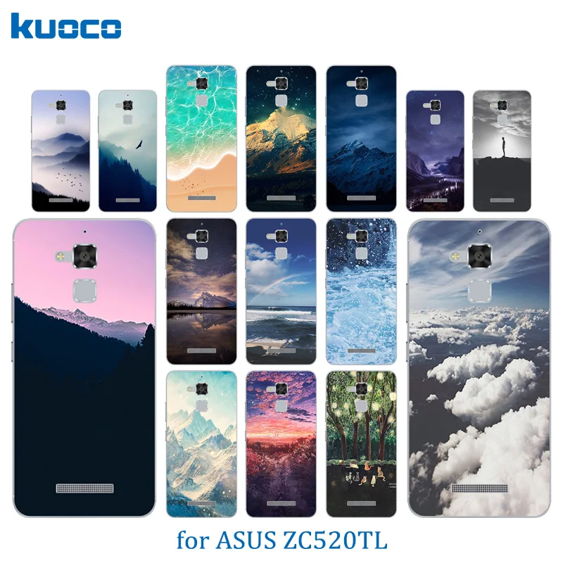 Чехол для телефона высокое качество ASUS Zenfone 3 Max ZC520TL 5 2 дюймов пейзаж узор мягкая