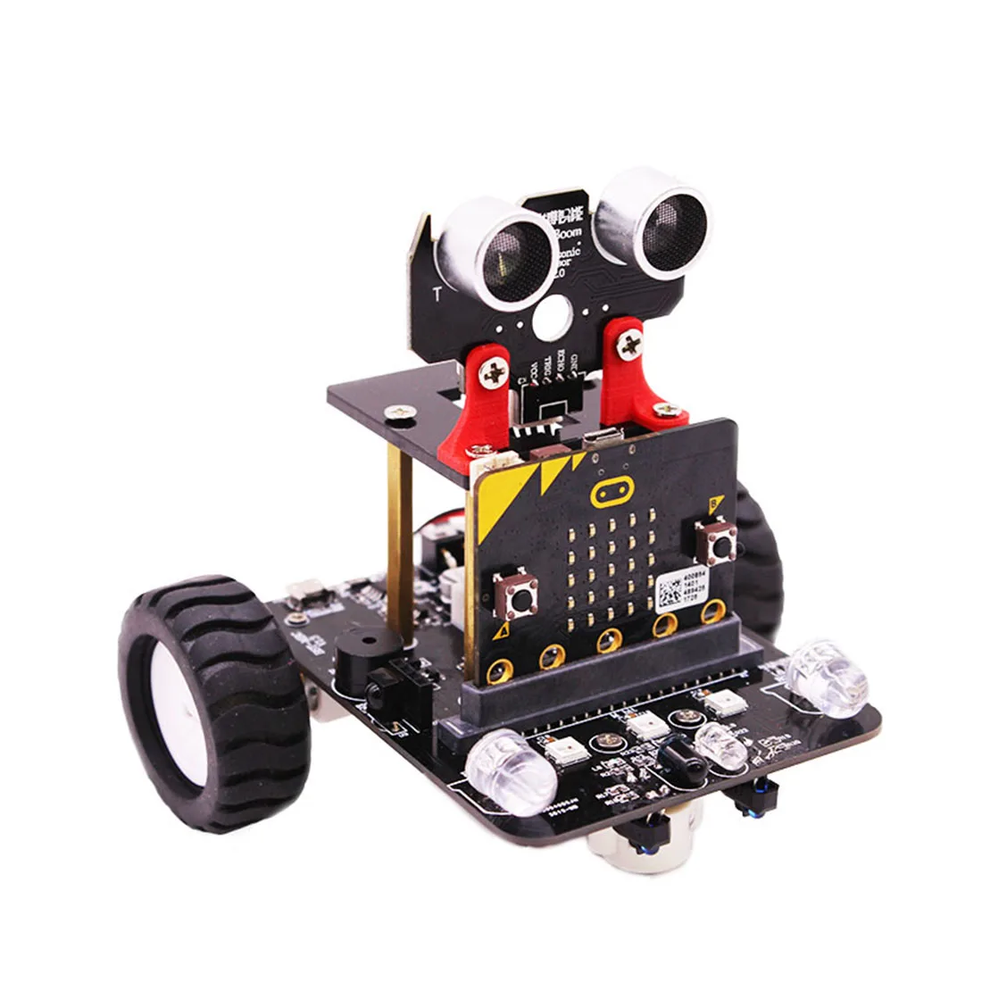 Модифицирующий Графический программируемый высокотехнологичный робот-автомобиль, модуль отслеживания игрушек, плата расширения, силиконовый защитный чехол для Micro: bit