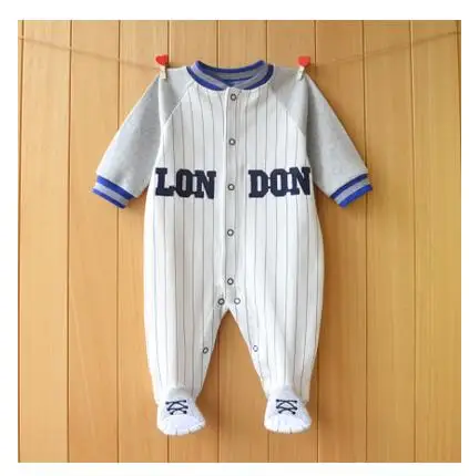 Newborn baby jumpsuit, baby boy and baby cotton covered foot jumpsuit. 3 - Цвет: 20