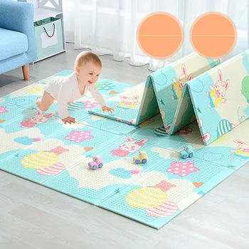 

197*148 CM Children Game Pad Folding Baby Play Puzzle Mat Thickened Baby Room Crawling Pad Baby Carpet Developing Mat