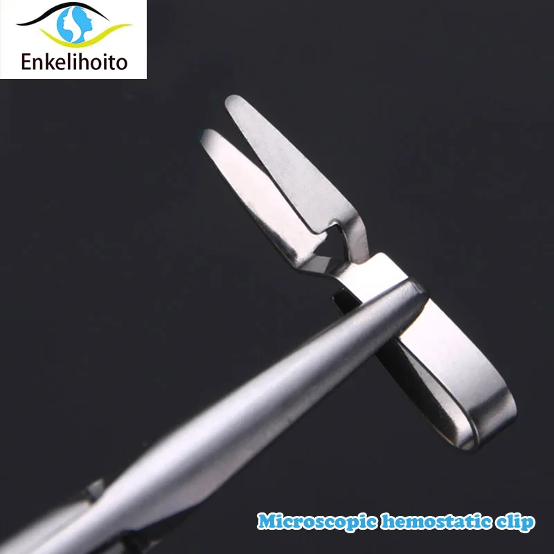 Microscopic hemostatic vein clip small vessel clip arterial pet experiment closed device temporary blocking clip 3