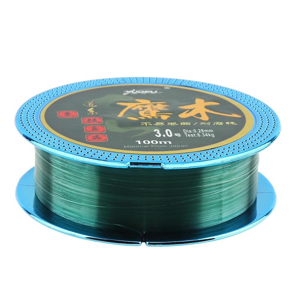 

100M 110Yards Nylon Fishing Line 2 3 4 5 7 14 18 23LB Sub-line for Rock Boat Lure Carp Fishing 2 Colors Optional