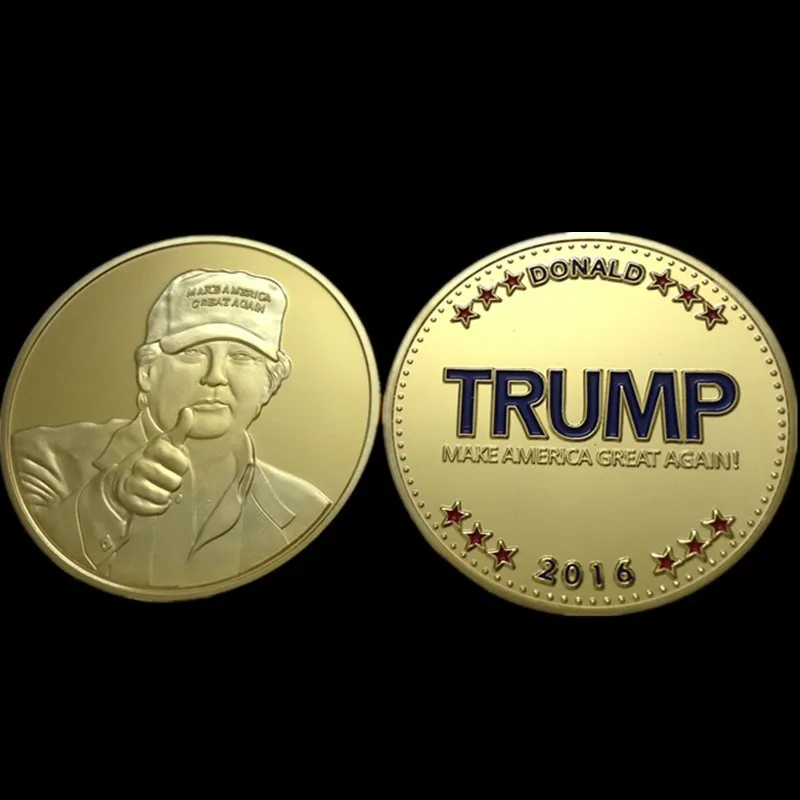 2-3 2016 Make  America Great Again ! The United States Republican presidential candidate Donald Trump souvenir Coin