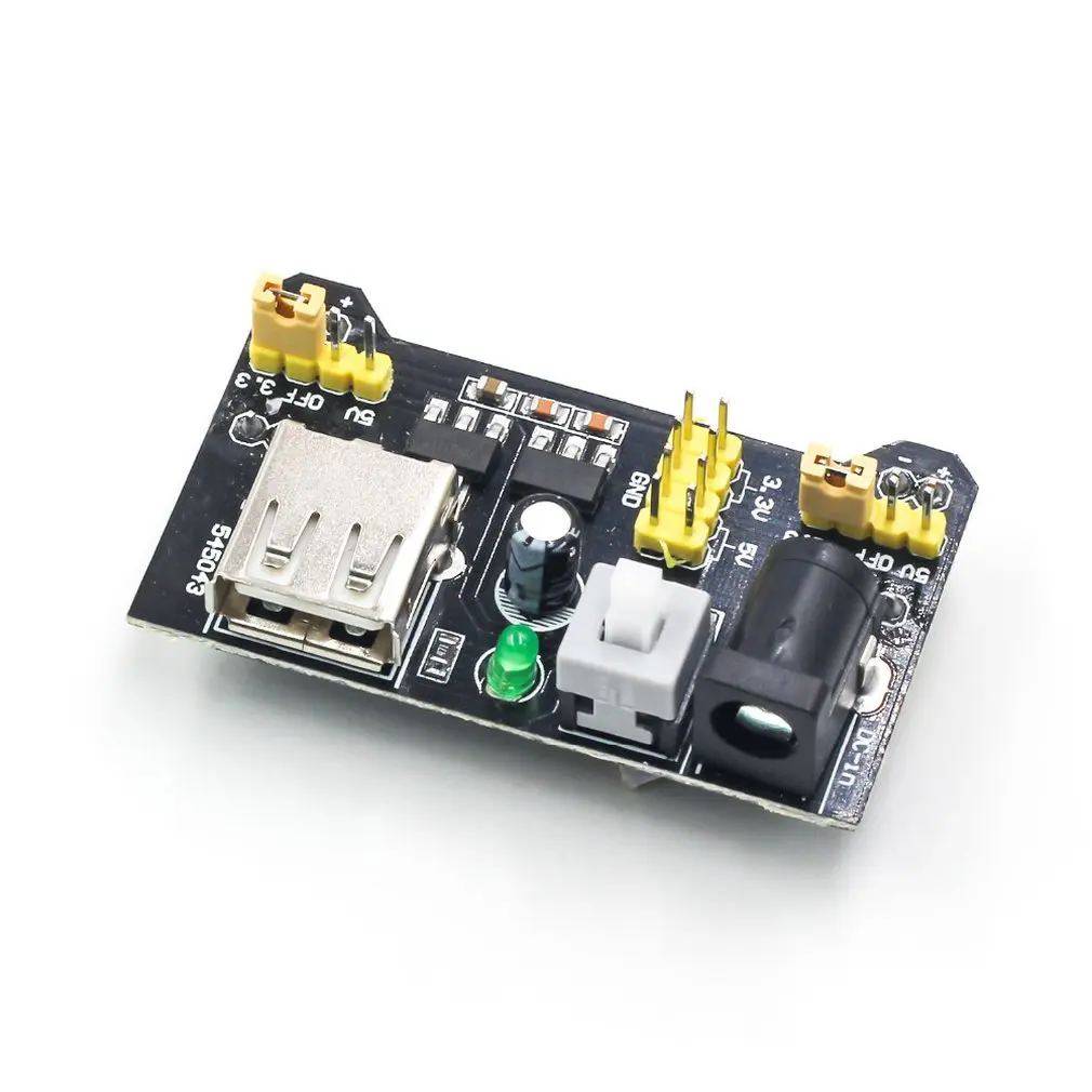 Breadboard Power Supply Module Mb-102 Power Supply Board Dual-Way 5V3.3V Output Dc Regulating Module Supply Board