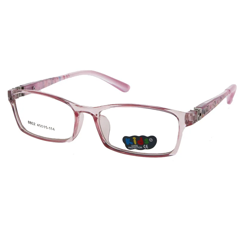Детские очки для девочек и мальчиков, винтажные очки для чтения в стиле ретро, оправа для очков, эластичная оправа для очков - Цвет оправы: C8