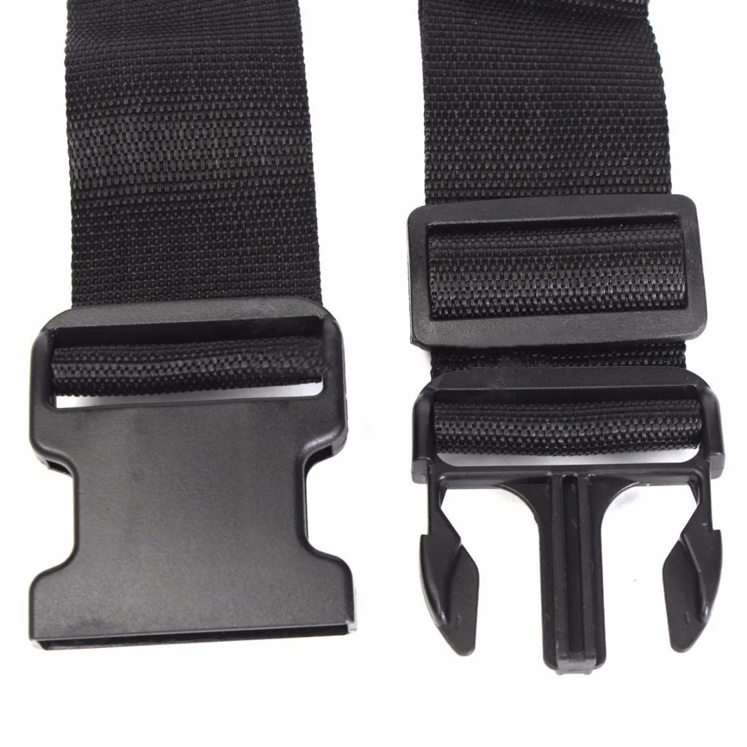 1pc Quick Release Nylon Belt Adjustable Work Waist Bag Belts Black Waistband Pouch Bag Accessories