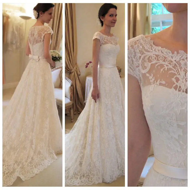 petite a line wedding dresses