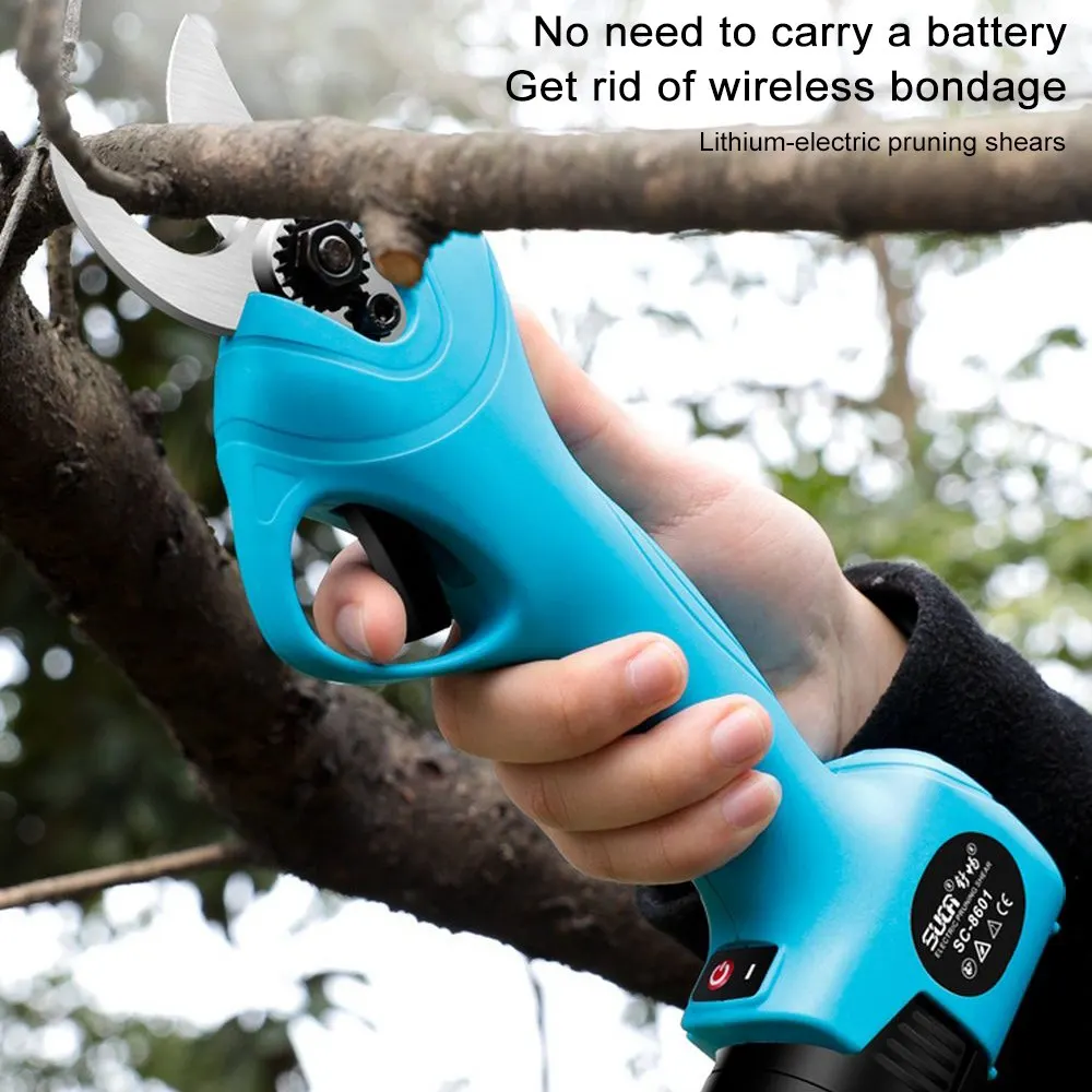 

16.8V Li-ion Battery Rechargeable Wireless Electric Scissors Pruning Shears Tree Garden Tool Branches Pruning Tools