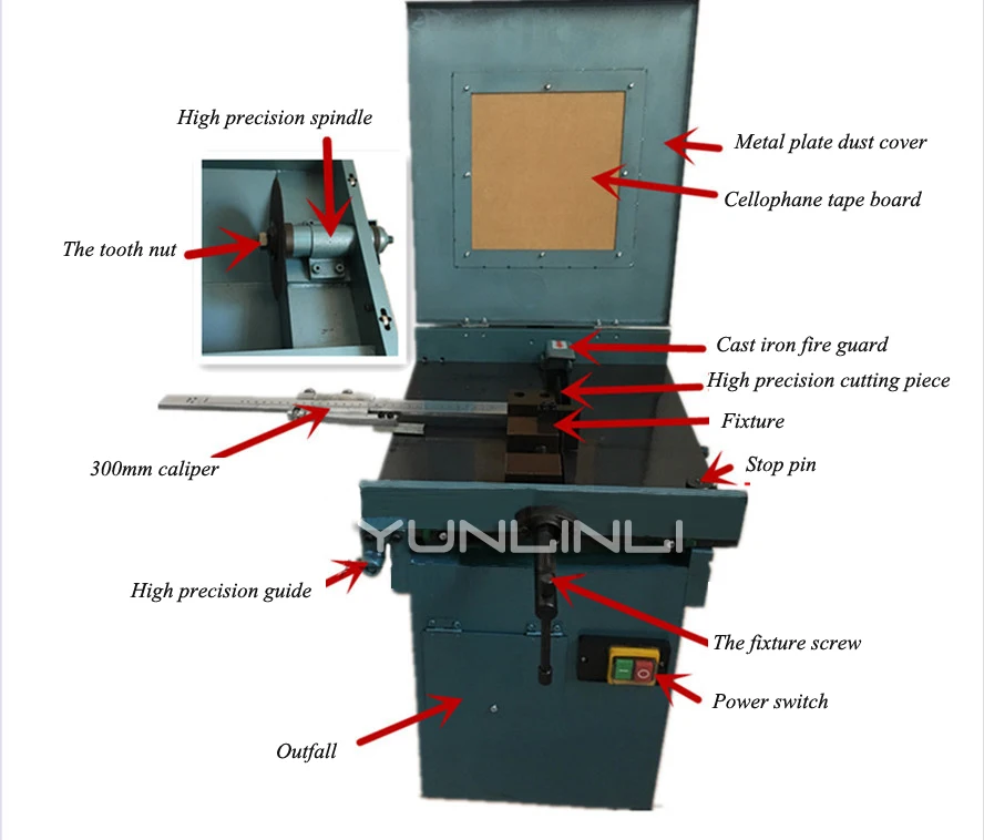US $386.40 High Speed Die Cutting Machine High Precision Thimble Cutter For Steel And Aluminum Round Rod Cutting Tools ZY100