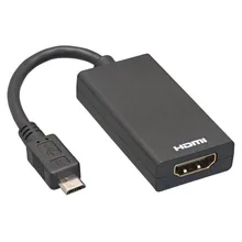 AAAE микро-USB к HDMI адаптер для ТВ монитора 1080P HD аудио кабель и HDMI видео конвертер для samsung HUAWEI htc MHL устройства