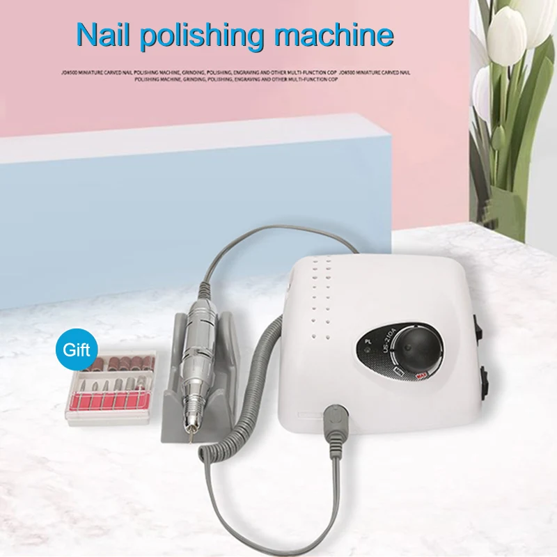 

High Quality 30000RPM Nail Electric Manicure Machine with Grinder Bits Pedicure Milling Cutter