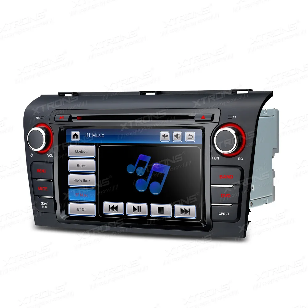Sale XTRONS 2 din Car DVD Player 7 inch HD Touch Screen GPS Navigaton Steering Wheel CANbus For Mazda 3 2004 2005 2006 2007 2008 2009 2