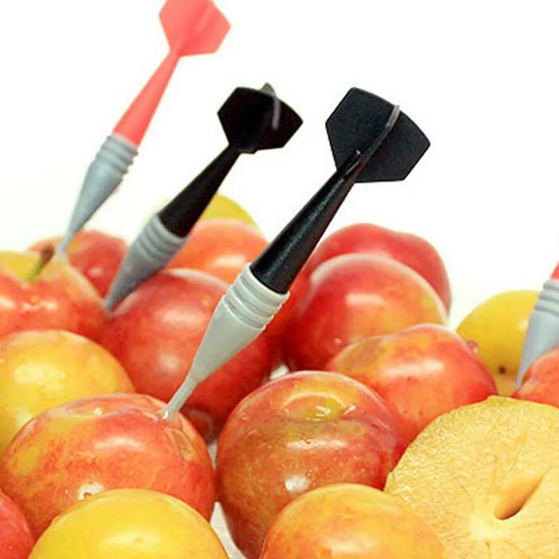 Creative Bullseye Target Fruit Fork Dessert Cake Forks Appetizer Picks