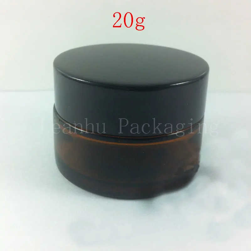 

(30PC/Lot)Wholesale 20g Brown Glass Bottle,20ml Mask / Eye Cream Bottle,Comestic Packaging Container