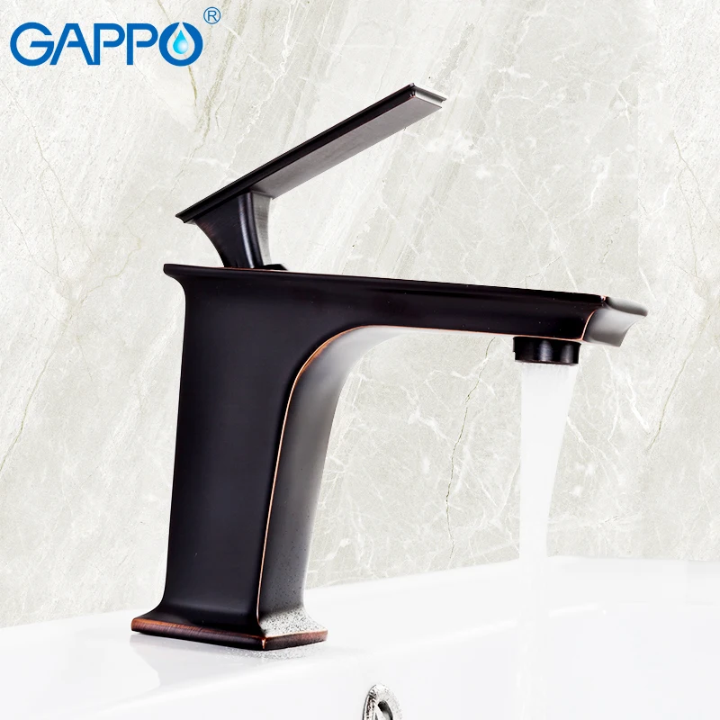 

GAPPO Basin Faucets black waterfall faucets basin sink faucet mixers water taps bathroom faucet mixer
