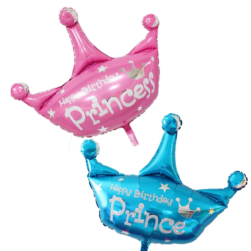 5 шт./лот мини-корона фольгированные воздушные шары Принцесса Корона воздушные шары с днем рождения украшения для вечеринки для детей Детские вечерние принадлежности