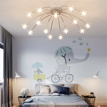 

Modern Light Starry Chandeliers Bedroom Living Room Pendant Lamps Lights Lobby Lighting Decoration Hanging Lamps Light Fixtures