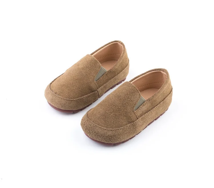Sapatos da Criança do Bebê Novas Crianças Fundo Macio Respirável Flats Couro Genuíno Estudante Estilo Britânico Mocassins Sapatos Meninos 02 3 High Quality Mamãe e Bebê