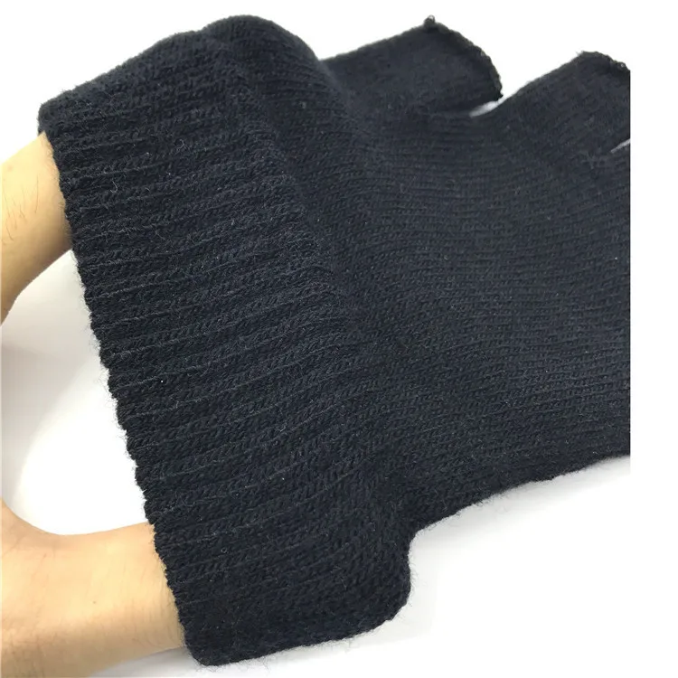 2018 Rushed перчатки без пальцев Наруто с полупальцами теплые тянущиеся вязаные