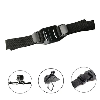 

Adjustable Bike Helmet Strap Head Belt Mount Holder Adapter for GoPro Hero 7/6/5/4 Session SJCAM Xiaomi Yi EKEN H9 Accessories
