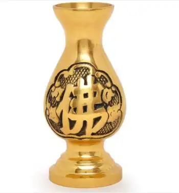 Brass For Buddha Flower Vase Lotus Front Flower Arranging Buddha