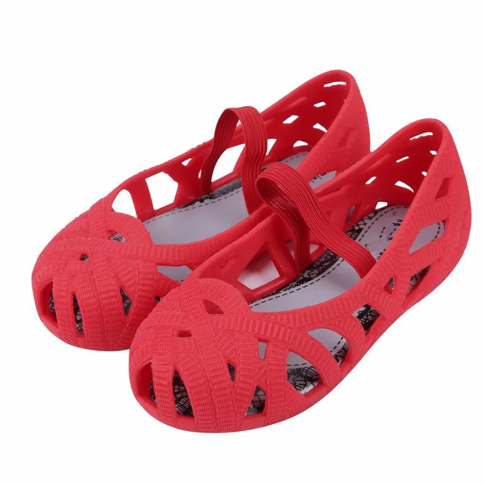 Melissa/прозрачная обувь для девочек; сандалии для девочек; римская обувь; обувь принцессы для девочек; нескользящие пляжные шлепанцы