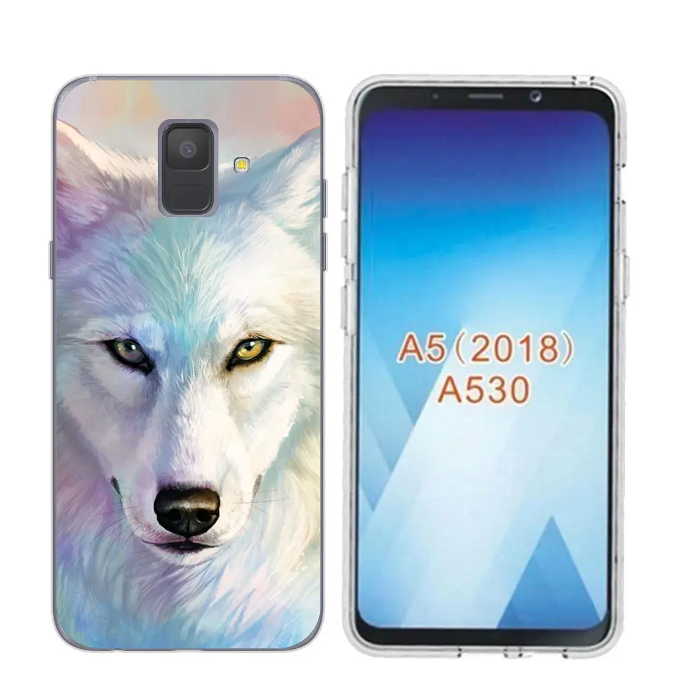Arvin Clear Soft TPU Case FOR Samsung A5 Paniting Case FOR Samsung A3 A7 A8 Fashion Back Protective Phone Cover FOR A6 Plus 2018