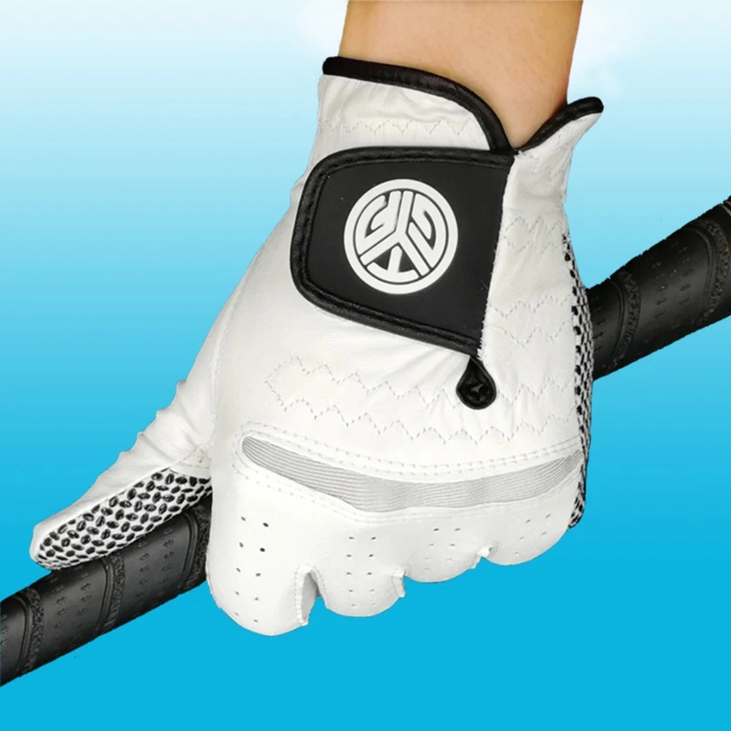 Перчатки для гольфа мужские левые и правые мягкие дышащие овчины с противоскользящими гранулами Перчатки Для Гольфа Аксессуары для гольфа
