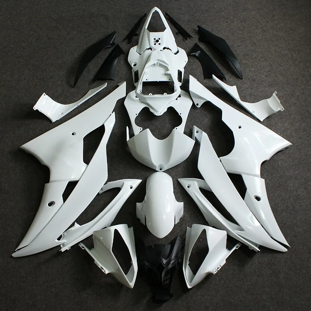 

YZFR6 08-13 Full Set Bodywork Fairings Cowl Injection Molded Unpainted For Yamaha YZF-R6 YZF R6 2012 2011 2010 2009 2008
