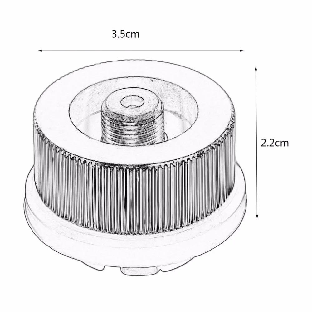 Открытый Кемпинг плита разъем Burnerr преобразования головы длинный бак в плоский бак газовый баллон адаптер