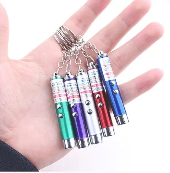 

Laser funny cat stick New Cool 2 In1 Red Laser Pointer Pen With White LED Light Childrens Play DOG Toy A01