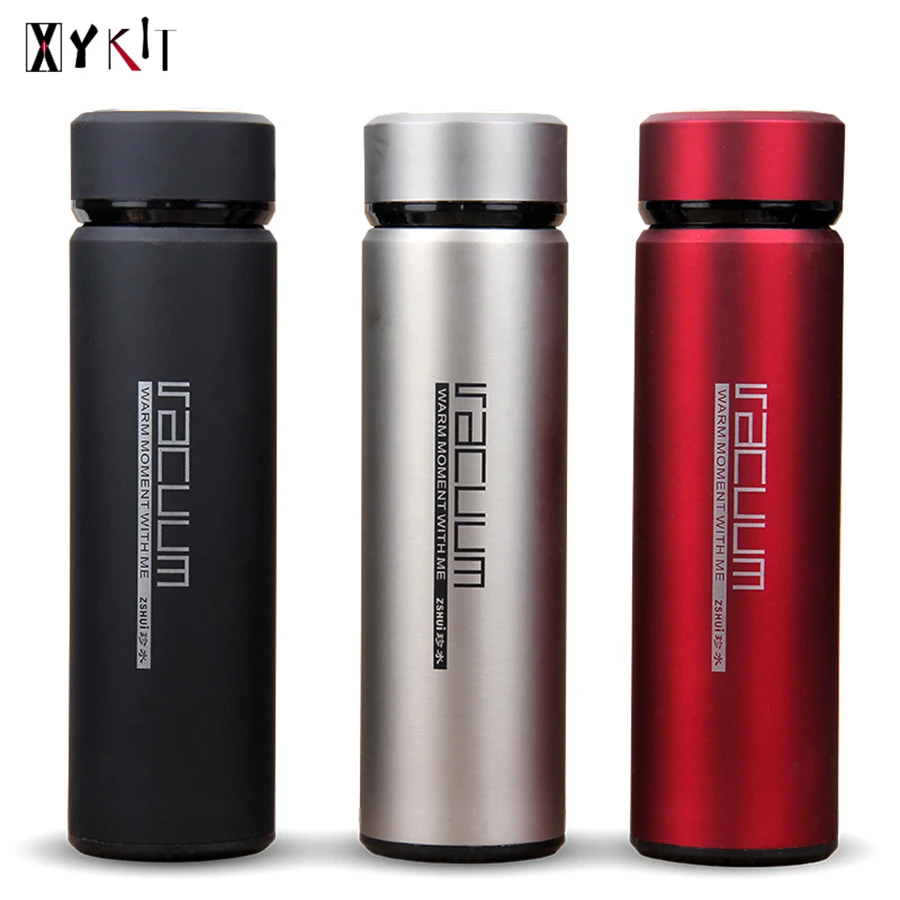 XYKIT 400ML Thermos Cup Double Wall Vaccum Flasks 304 Stainless Steel
