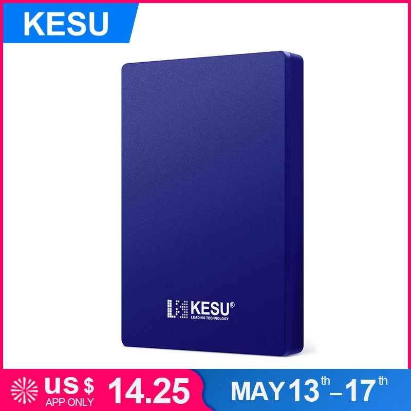 Blue Color KESU External Hard Drive Disk USB3.0 SATA