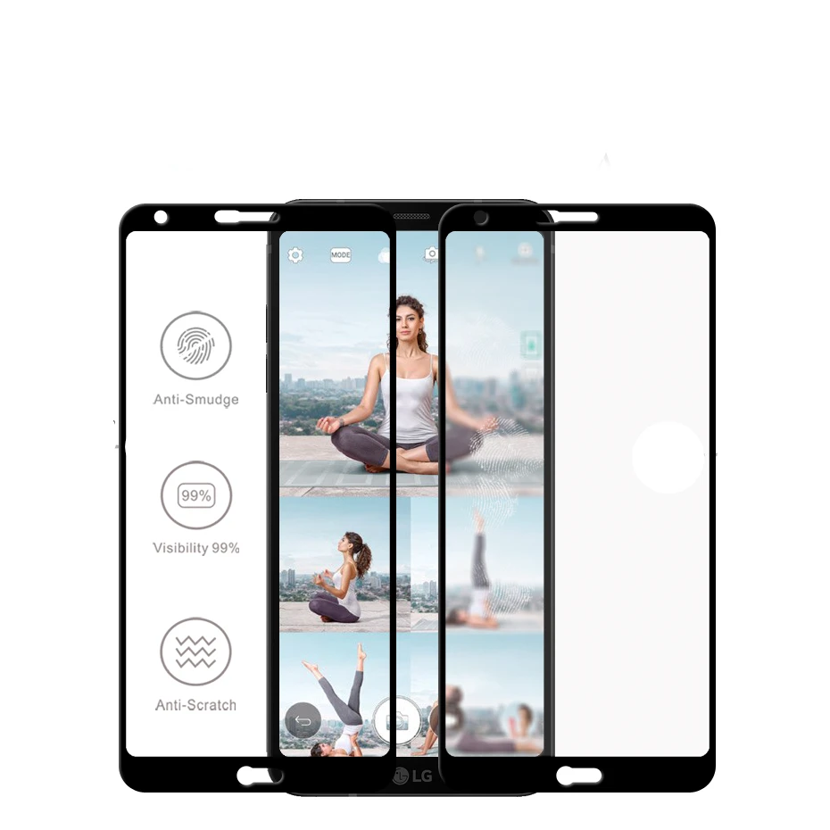 

WolfRule For Glass LG G6 Screen Protector Tempered Glass For LG G6 Glass Full Coverage Protective Phone Film H870 H873