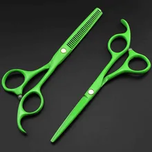 Профессиональный Япония 440c 9cr13 цвет фортепианной краской 5,5 дюймов ножницы для волос филировочные ножницы парикмахерские Парикмахерские ножницы
