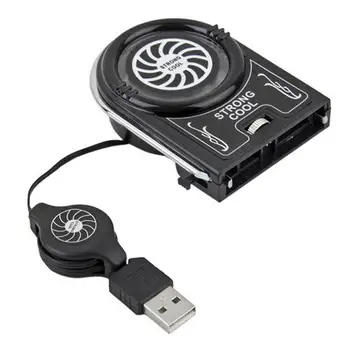 

Mini Vacuum LED USB Cooler Air Extracting Cooling Pad Fan for Notebook Laptop