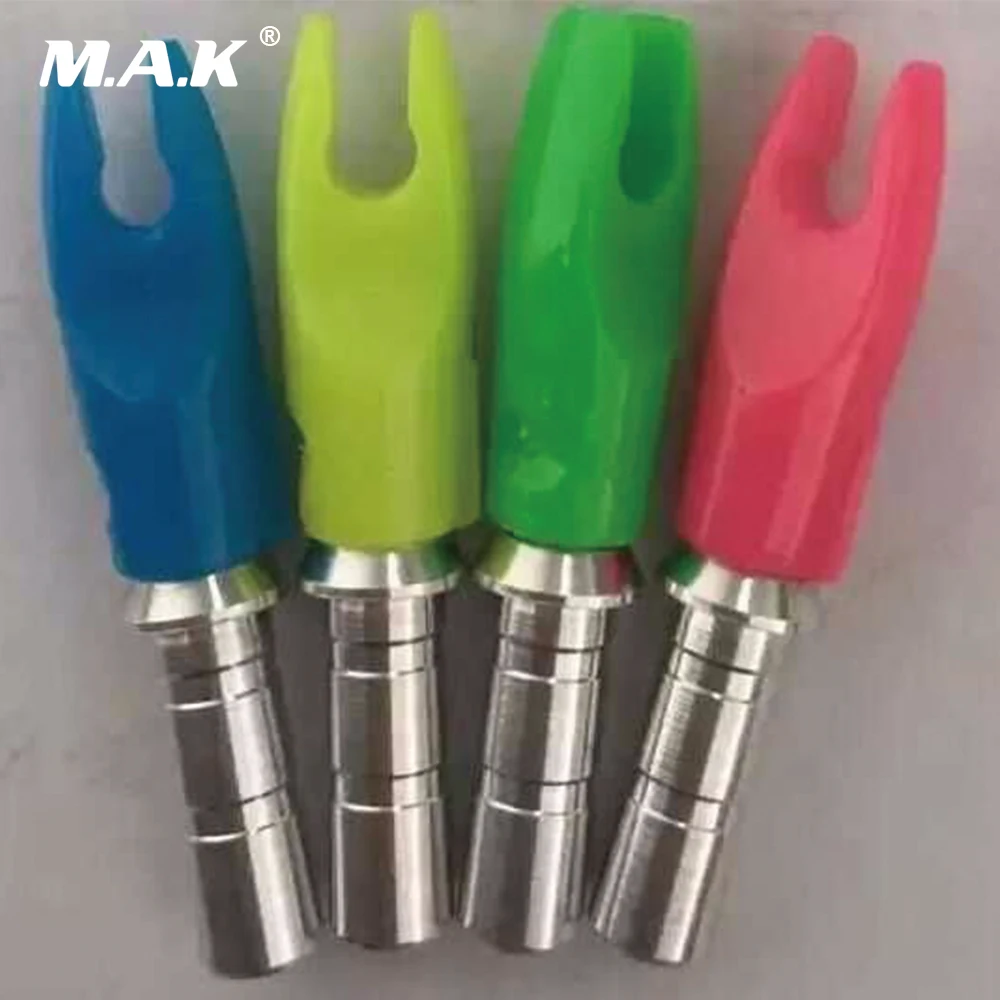 

36pc/lot Plastic Arrow Pin Nock and Aluminum Arrow Nock Pin For ID 6.2 mm Carbon Arrow Hunting Accessories