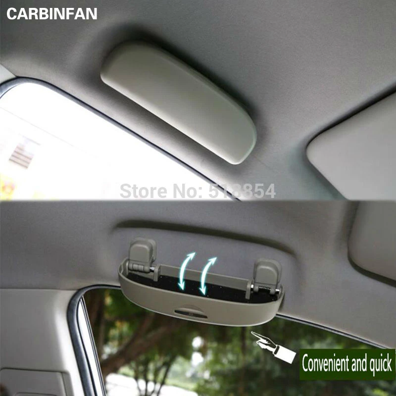 Accessories Car Sunglasses Case Holder Clip Fit For Mitsubishi Lancer