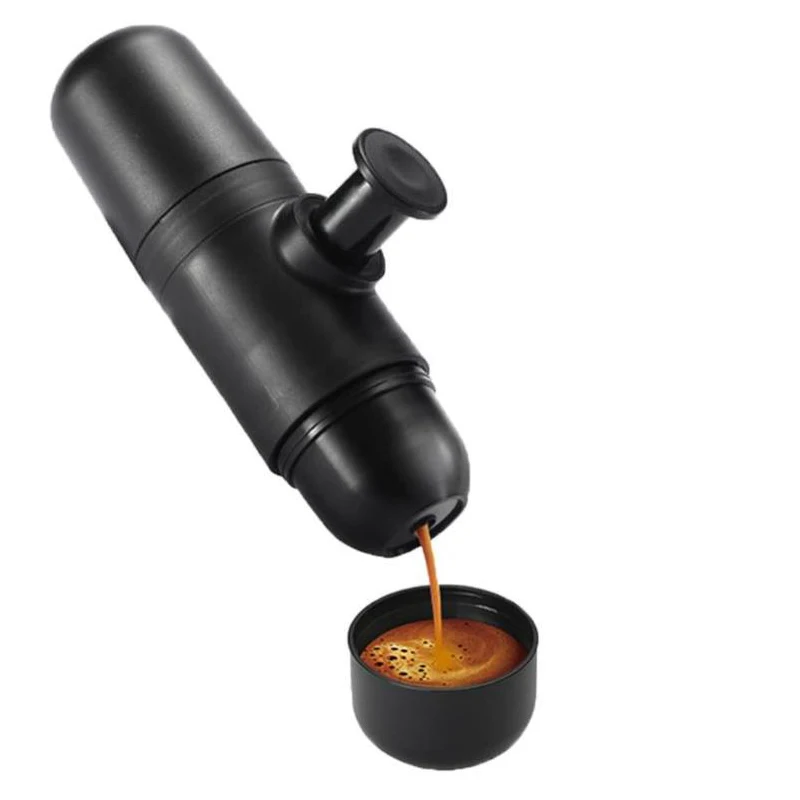 Mini Coffee Machine Manual Coffee Maker Portable Pressure Espresso Coffee Maker Handheld Espresso Maker for Home Traveller