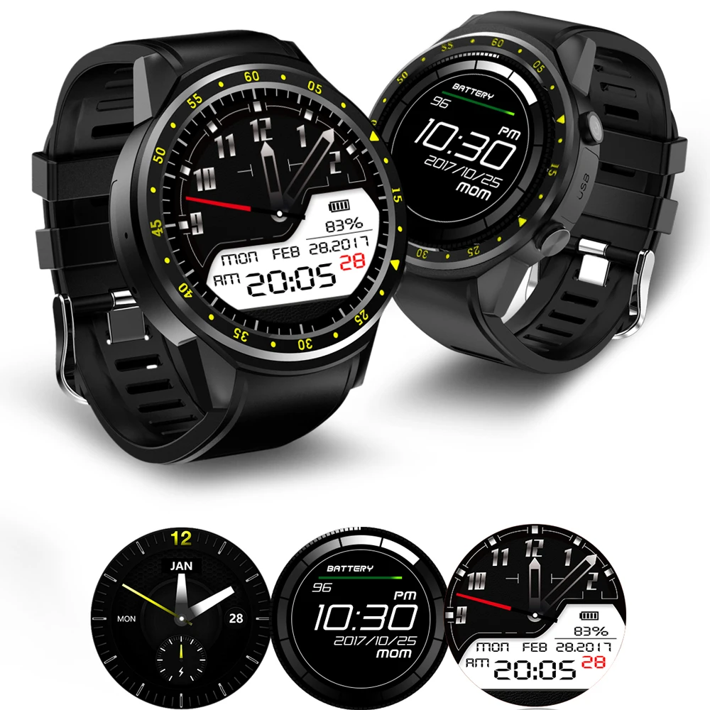  F1 Smart Watch Men SIM Card Sports SmartWatch GPS Support Pedometer Bluetooth 4.0 Camera Wristwatch