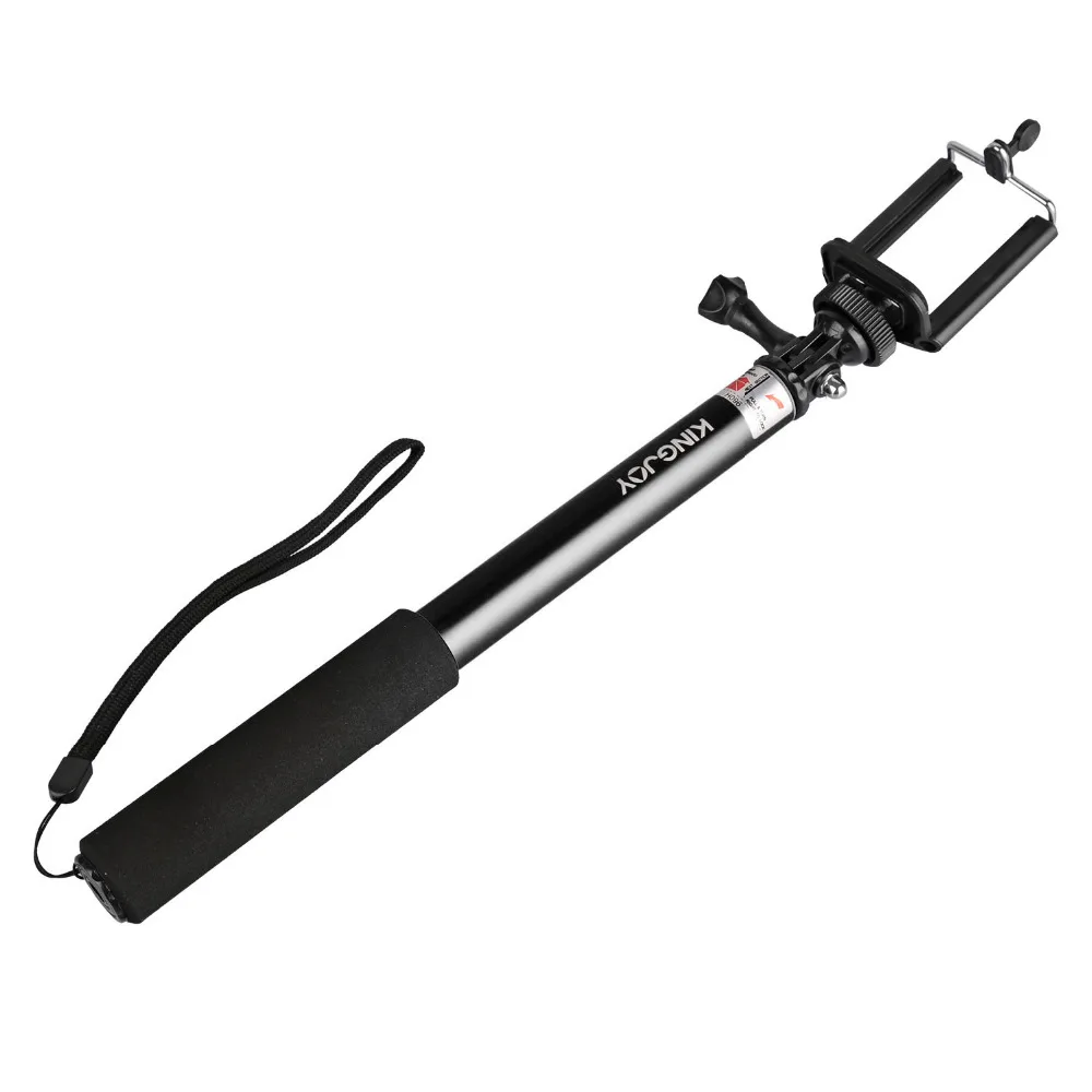 

Universal Mini Aluminium Alloy Extendable Rod Pole Selfie Stick Handheld Monopod for Cameras Gopro Hero 4 iphone KINGJOY H096